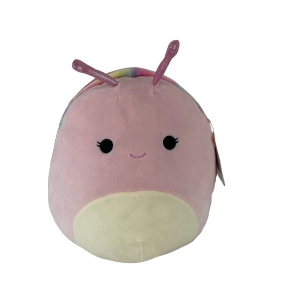 Squishmallow Silvina 12" Pink Snail Plush Kellytoy Stuffed Toy NEW - Picture 2 of 10